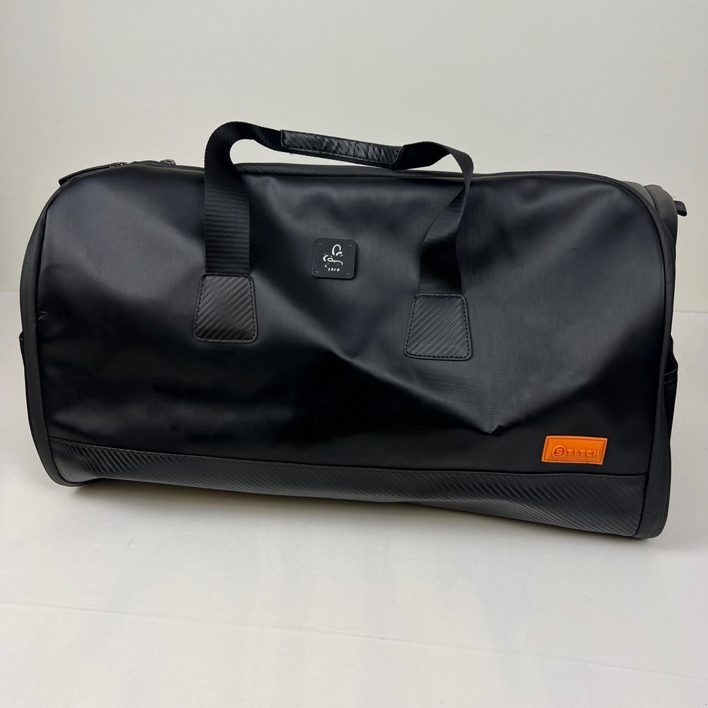 Stitch Golf Ultimate Garment Bag Black Touring Fabric Convertible Duffel Bag